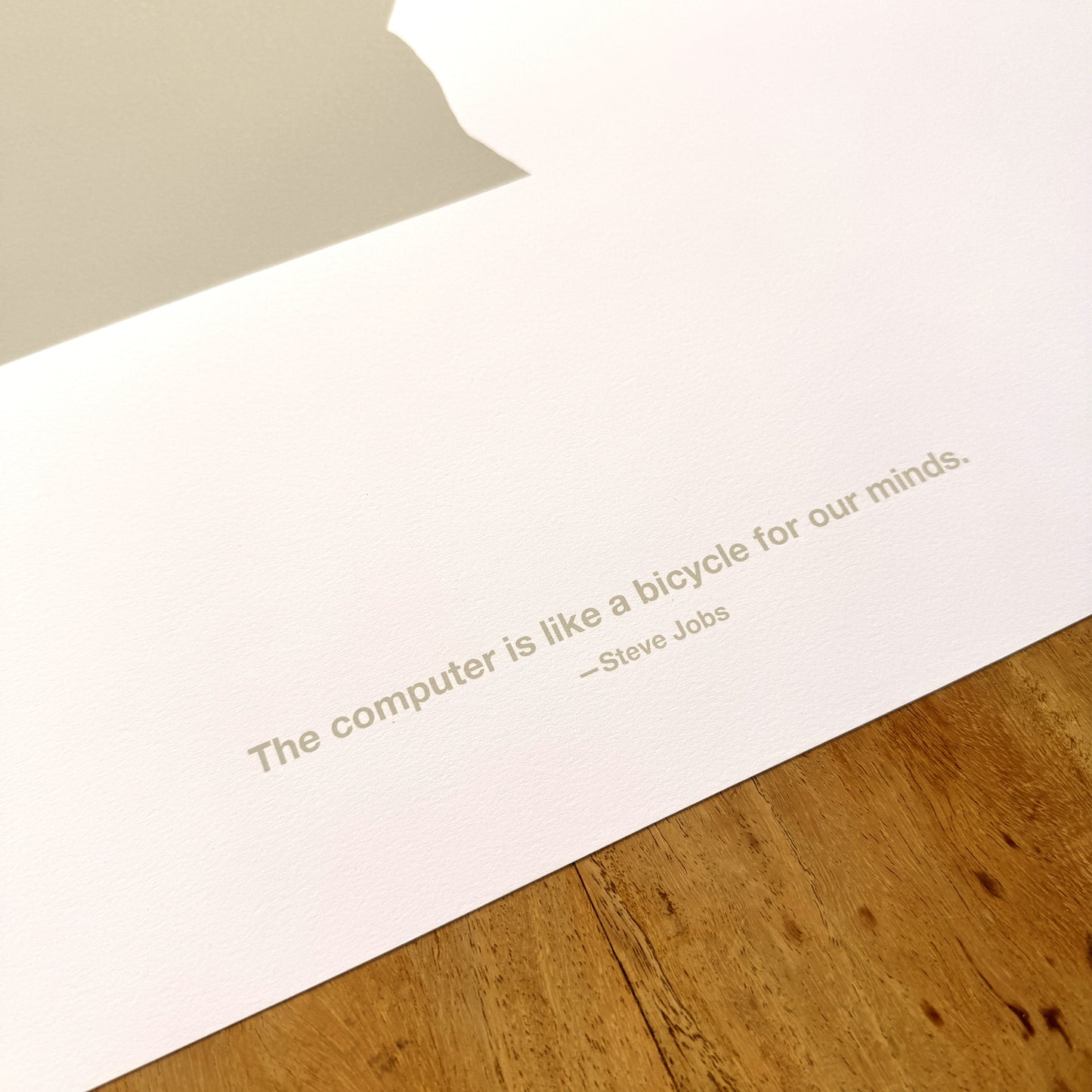 A Bicycle For Our Minds - Numbered Screenprint