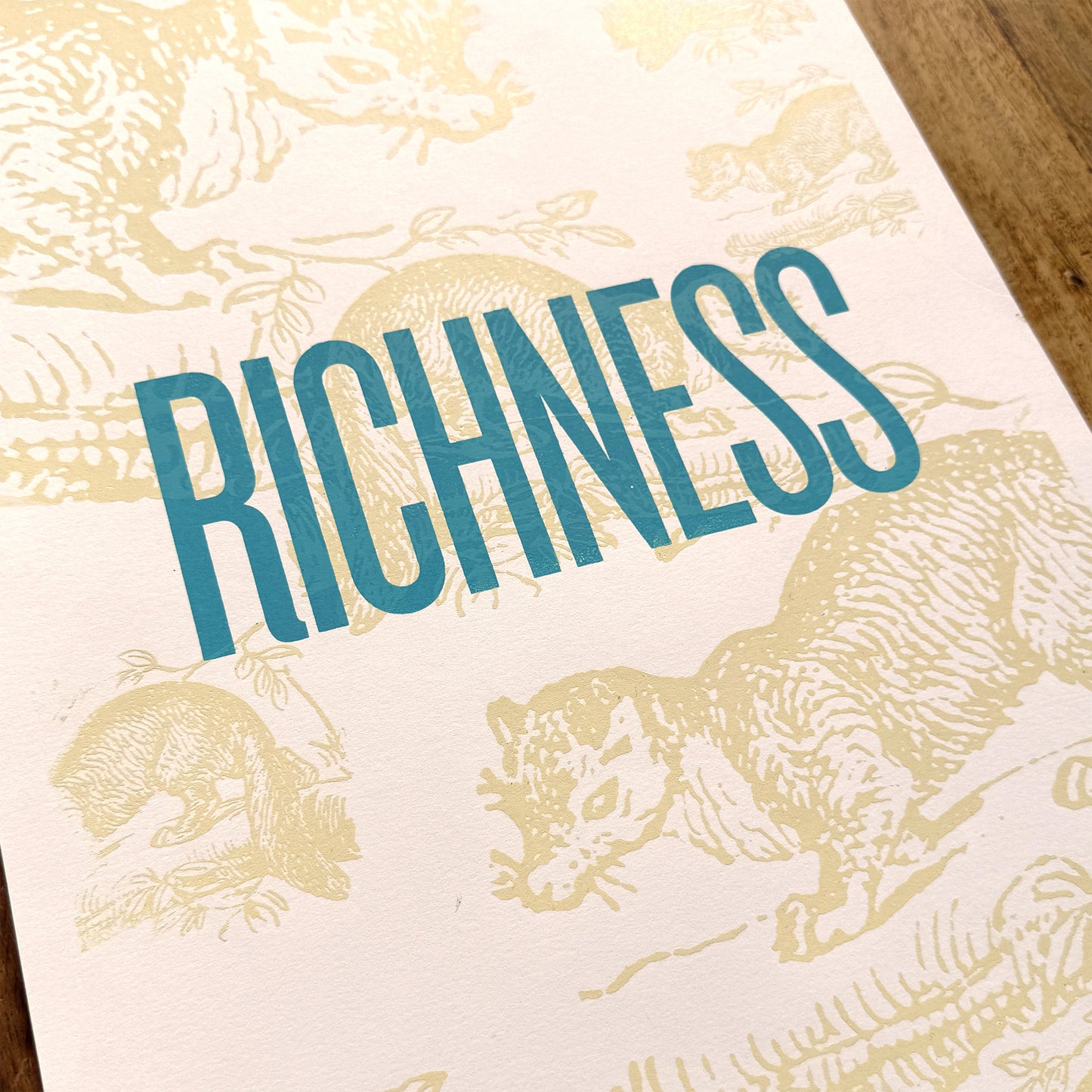 A Richness of Martens Screenprint