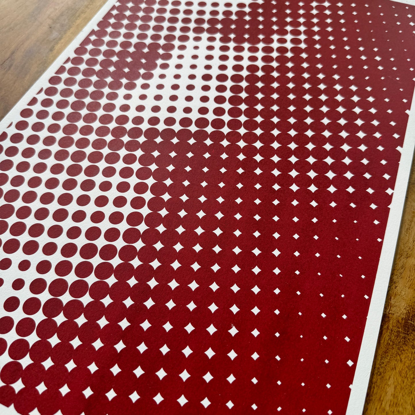 Red Eva Screenprint