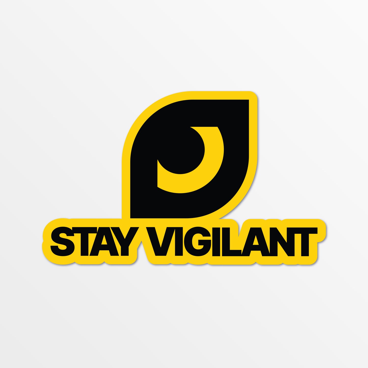 Stay Vigilant Logo Sticker
